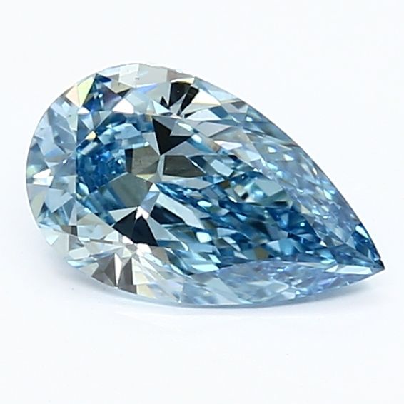 1.01 CT Fancy Vivid Blue PEAR