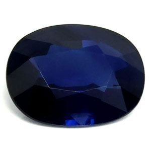Szafir 2,04 ct, niebieski, szlif owalny