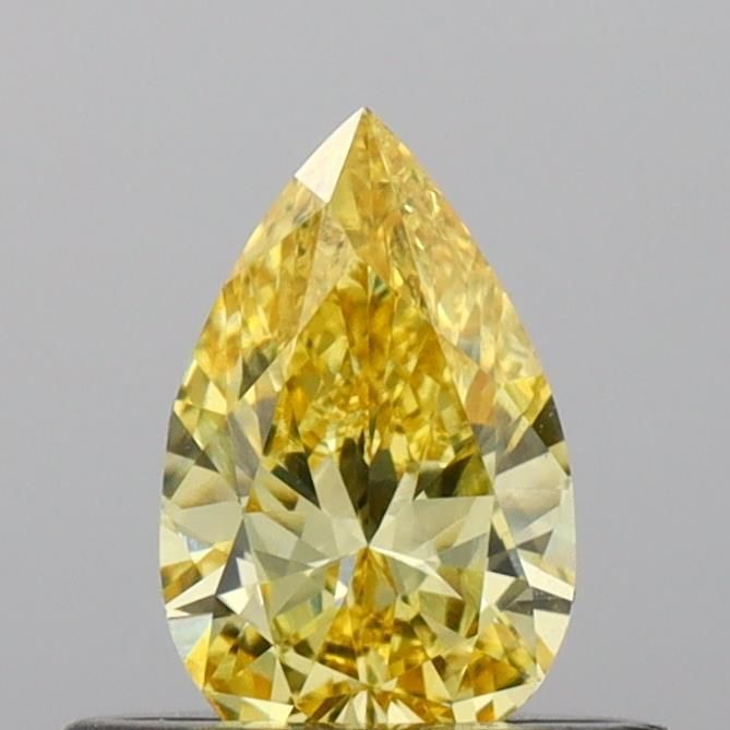 0.4 CT Fancy Vivid Yellow PEAR