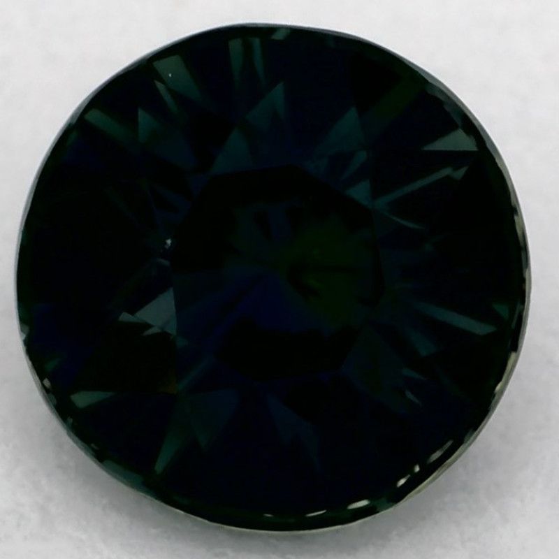 Szafir 2,08 ct, zielony, szlif okrągły