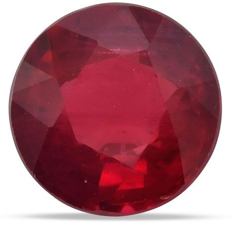 Rubin 1,45 ct, czerwony, szlif okrągły