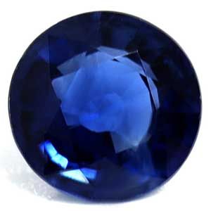 SAPPHIRE FACETED 0.8ct BLUE Intense Blue EC SRILANKA HEATED