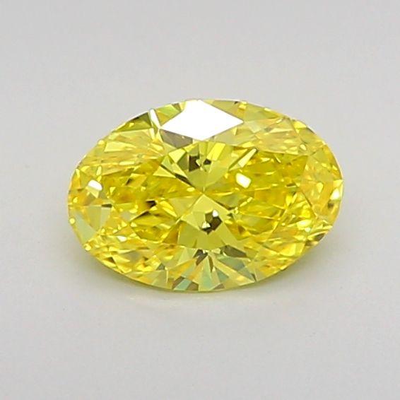 0.52 CT Fancy Vivid Yellow OVAL