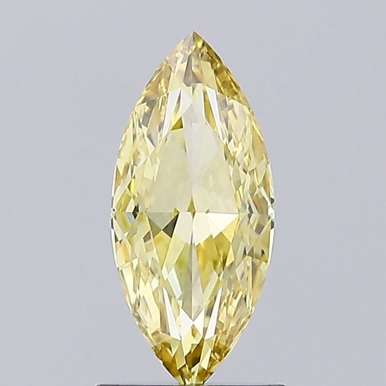 1.23 CT Fancy Intense Yellow MARQUISE