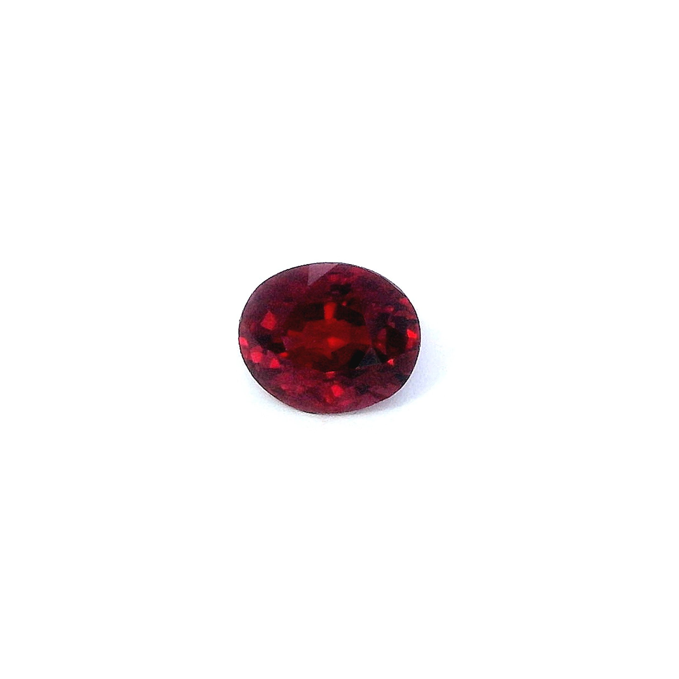 0.68 ct Oval ruby