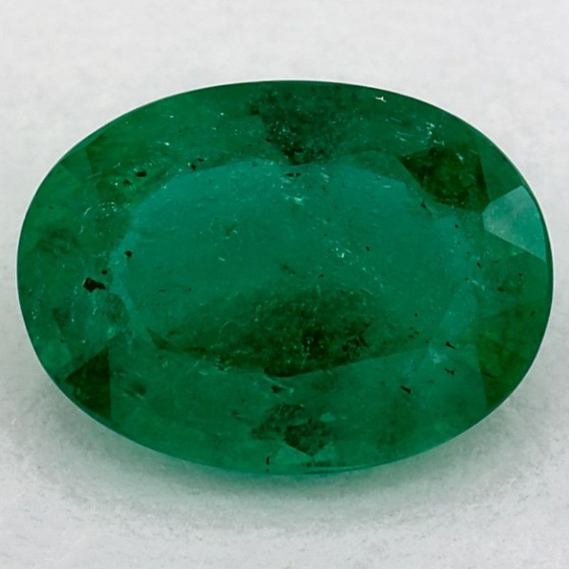 Szmaragd 1,30 ct, zielony, szlif owalny