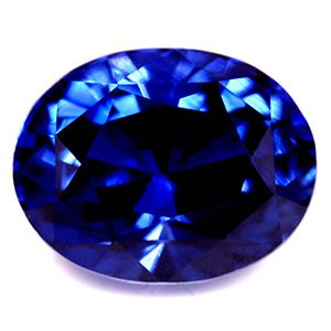 Szafir 9,32 ct, niebieski, szlif owalny