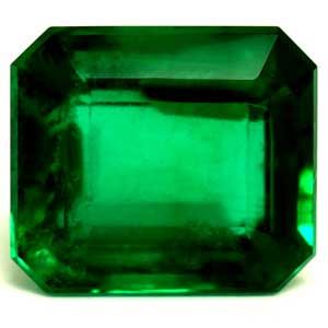 Szmaragd 2,15 ct, zielony, szlif szmaragdowy