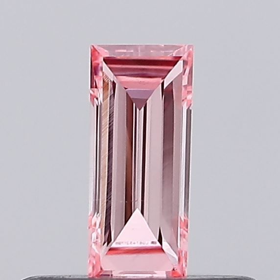 0.21 CT Fancy Intense Pink BAGUETTE
