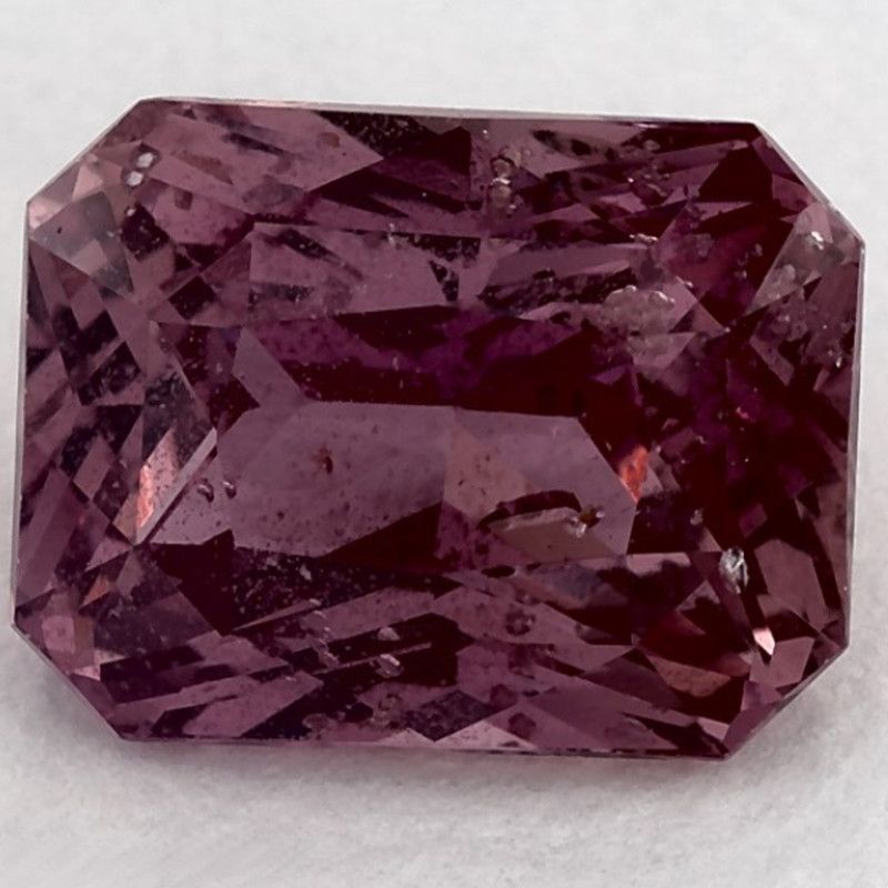 Szafir 3,58 ct, różowy, szlif ośmiokątny