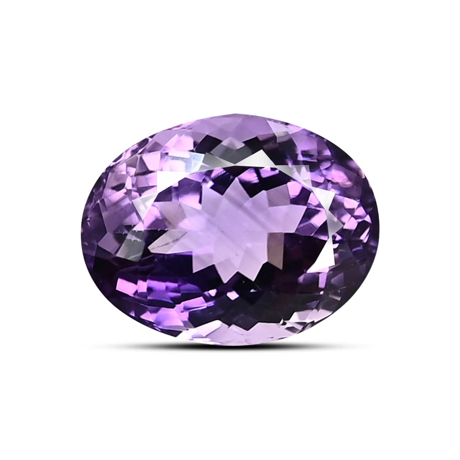 AMETHYST FACETED 16.21ct VIOLET MI BRAZIL NONE
