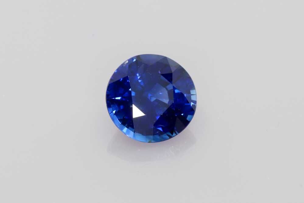 SAPPHIRE FACETED 1.82ct BLUE Vivid BLUE SI SRILANKA HEATED