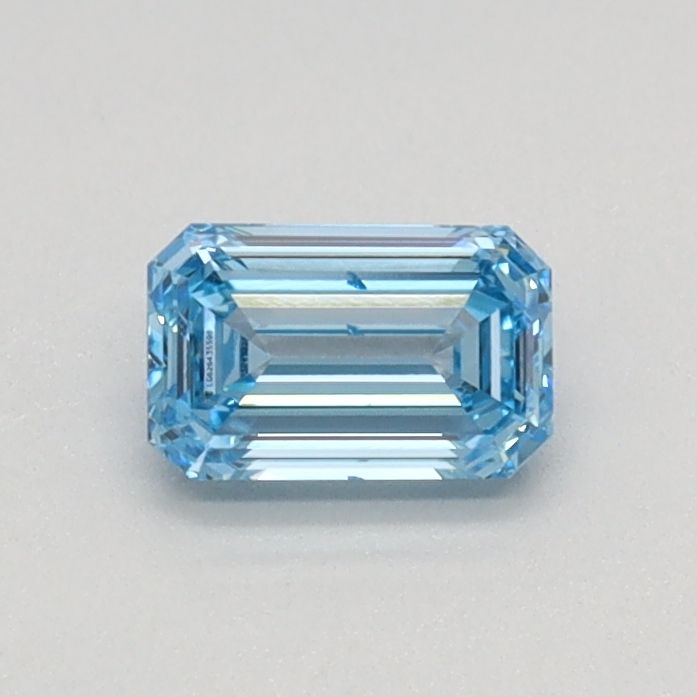 0.35 CT Fancy Vivid Blue EMERALD