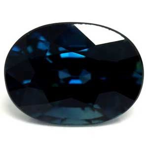 Szafir 1,35 ct, niebieski, szlif owalny