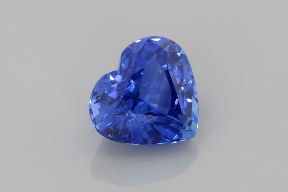 Szafir 1,91 ct, niebieski, szlif serce