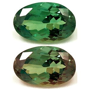 ALEXANDRITE FACETED 0.66ct GREEN Blue Green to Purple EC INDIA NONE