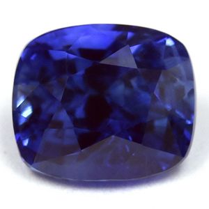 SAPPHIRE FACETED 1.36ct BLUE Intense Blue SI SRILANKA HEATED