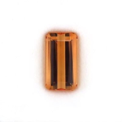 TOPAZ FACETED 6.36ct YELLOW Yellow,Gold EC BRAZIL HEATED