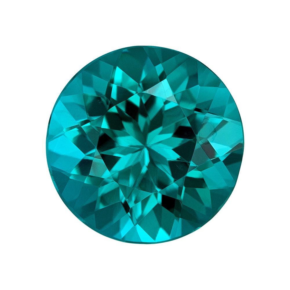 TOURMALINE FACETED 2.31ct BLUE SI BRAZIL HEATED