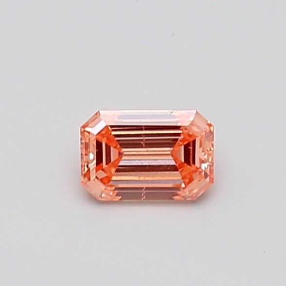 0.51 CT Fancy Intense Orange EMERALD