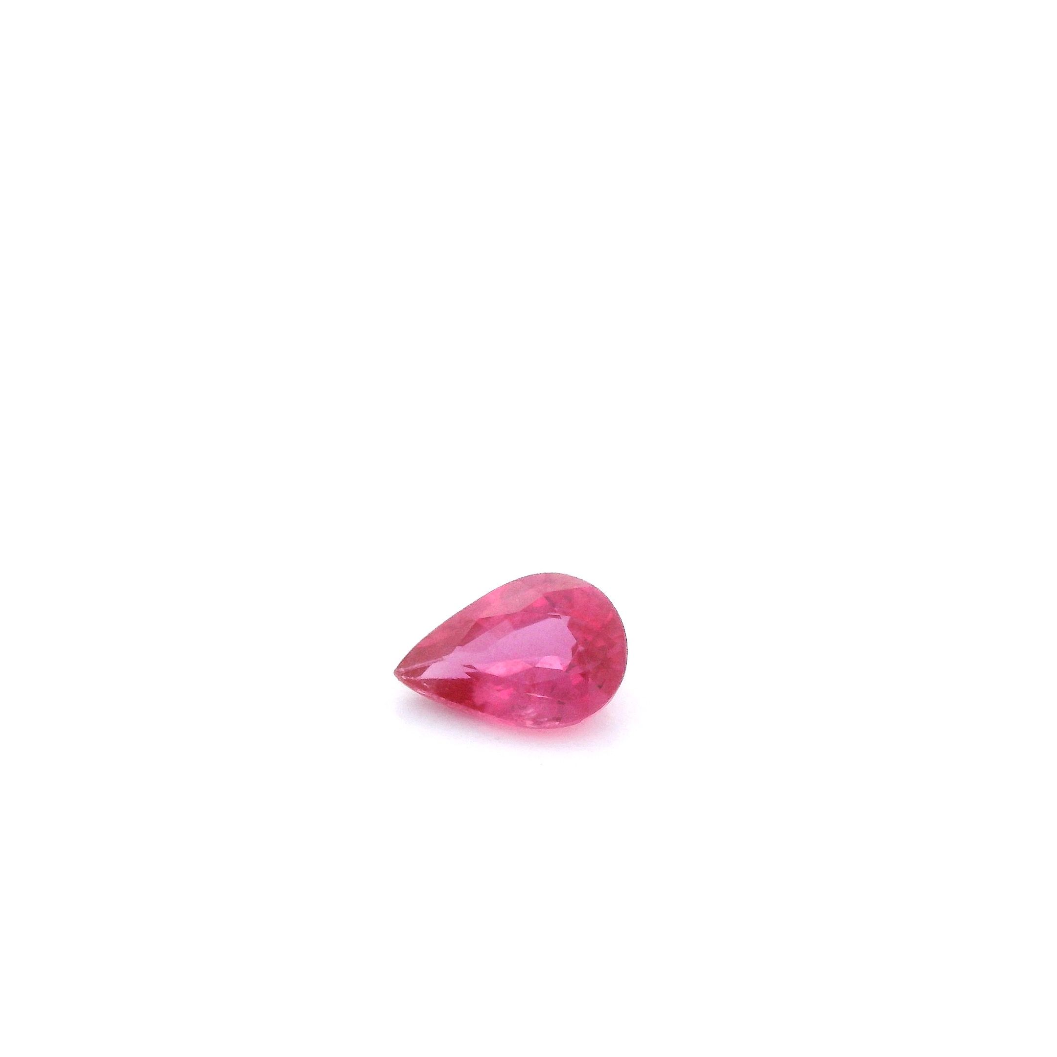RUBY FACETED 0.44ct RED Intense SI MOZAMBIQUE HEATED