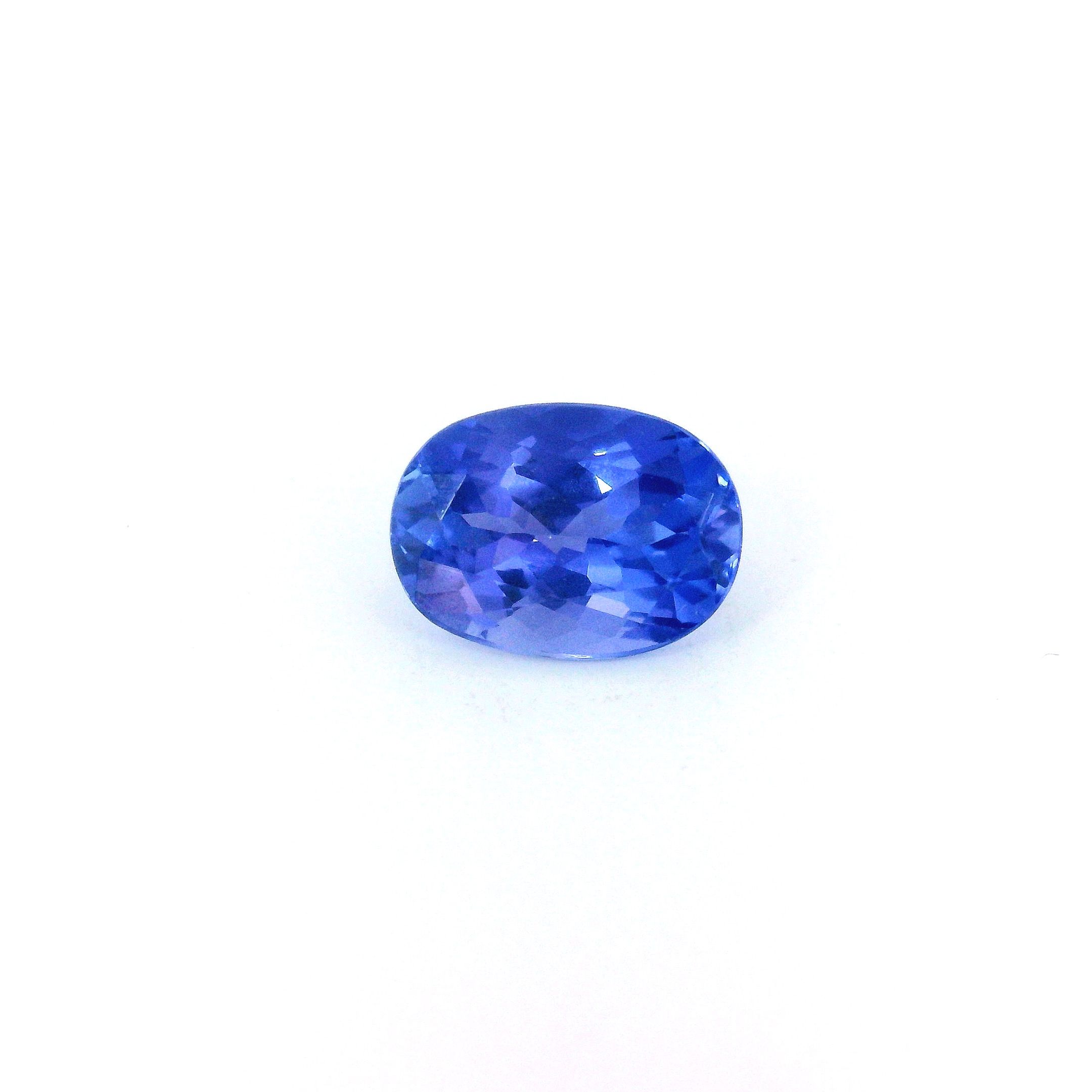 Tanzanit 1,51 ct, niebieski, szlif owalny