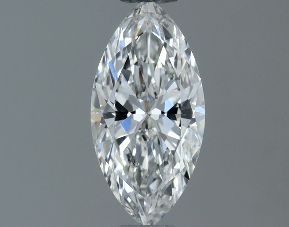 0.53-carat marquise diamond with F color, null cut, and VS2 clarity.