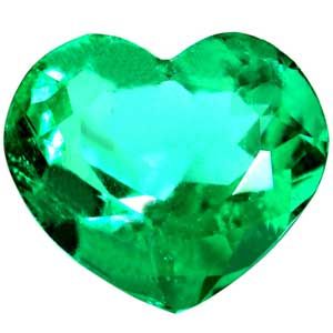 EMERALD FACETED 2.13ct GREEN Vivid Green SI COLOMBIA NONE