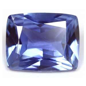 Szafir 4,10 ct, niebieski, szlif cushion
