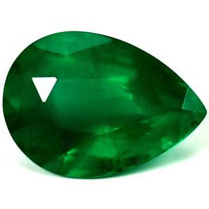 Szmaragd 2,26 ct, zielony, szlif gruszka