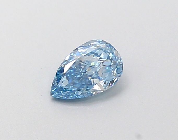 0.31 CT Fancy Vivid Blue PEAR
