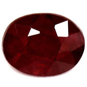 RUBY FACETED 1.27ct RED Deep Red EC REST_OF_AFRICA HEATED