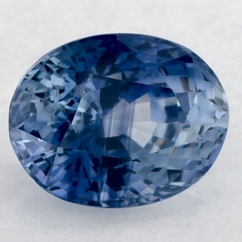 Szafir 2,26 ct, niebieski, szlif owalny