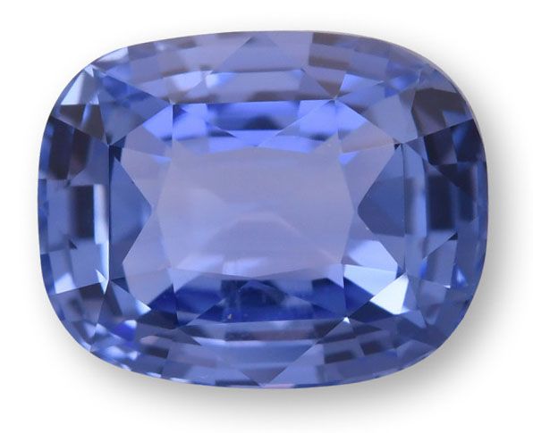 Szafir 3,03 ct, niebieski, szlif cushion