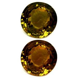 Aleksandryt 2,14 ct, zielony, szlif okrągły