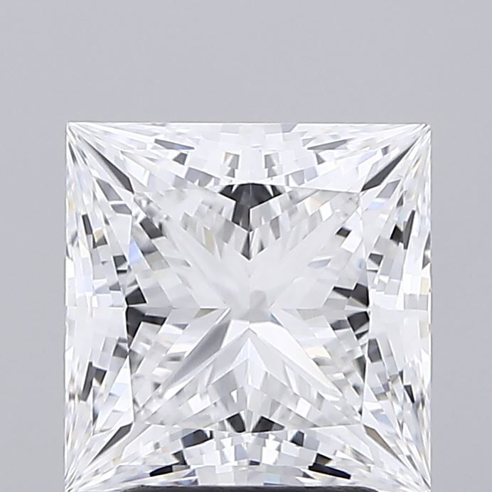 Diamant Princesse 2.76 ct - Couleur D - Pureté VVS2