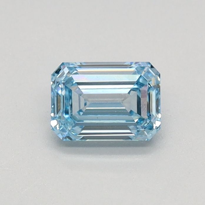 0.38 CT Fancy Intense Blue EMERALD