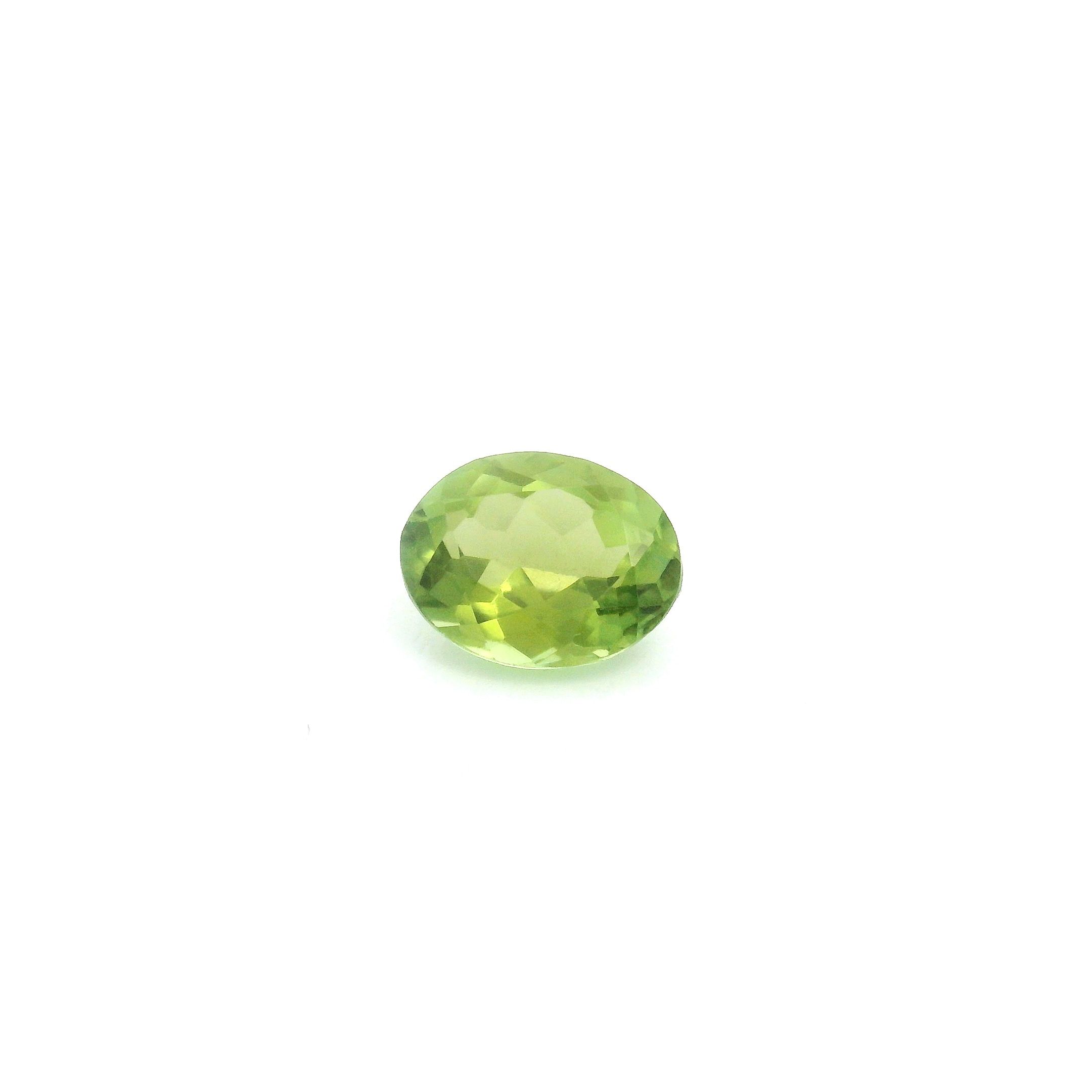 Turmalin 1,80 ct, zielony, szlif owalny