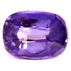 Szafir 1,07 ct, purpurowy, szlif cushion