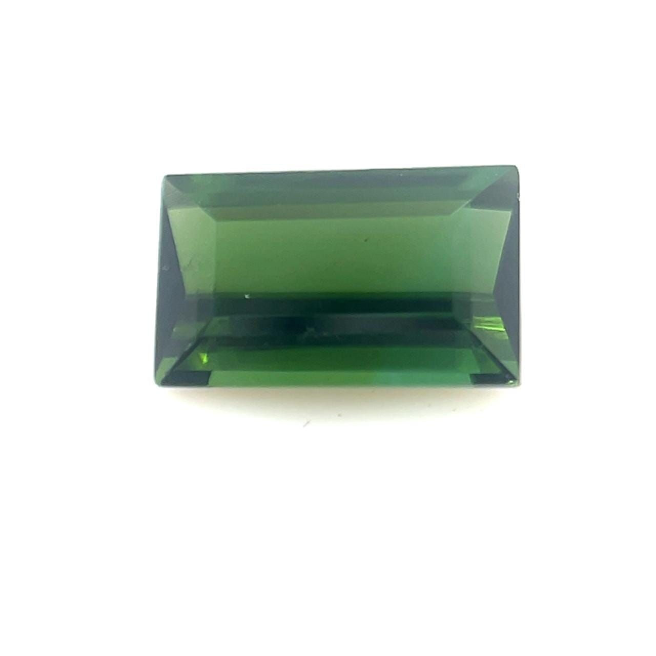 Turmalin 1,07 ct, zielony, szlif bagietka