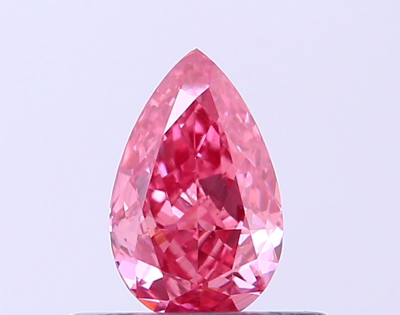 0.32 CT Fancy Vivid Red PEAR