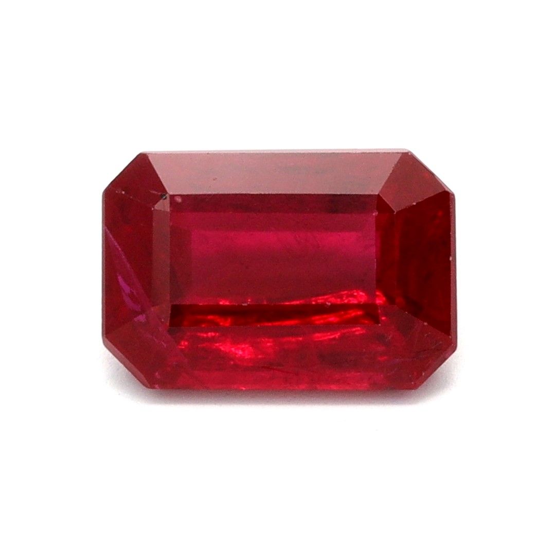 RUBY FACETED 1.09ct RED SI MOZAMBIQUE HEATED