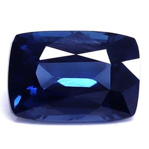 Szafir 1,69 ct, niebieski, szlif cushion