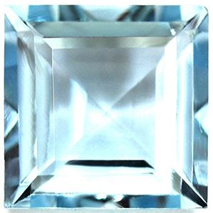 Akwamaryn 2,23 ct, niebieski, szlif kwadratowy