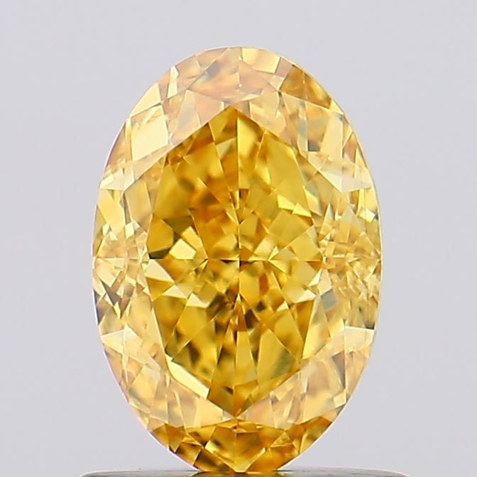 1.05 CT Fancy Vivid Yellow OVAL