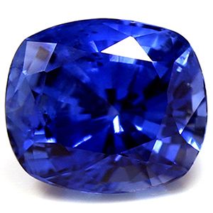 Szafir 1,17 ct, niebieski, szlif cushion