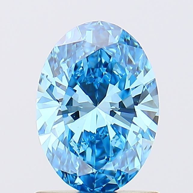 1.0 CT Fancy Vivid Blue OVAL
