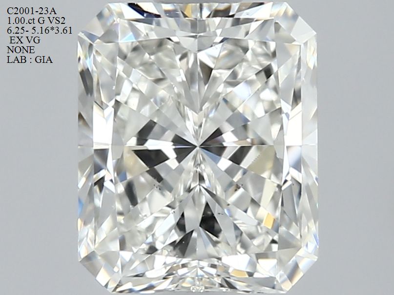 Prírodný diamant radiant,...