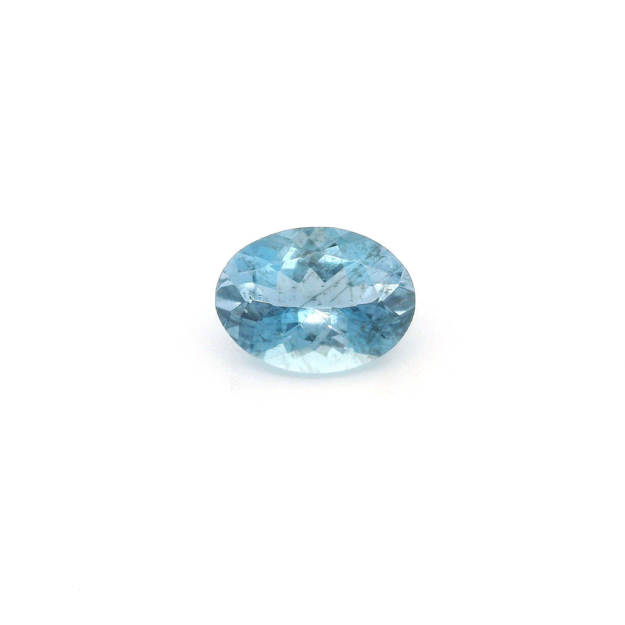 0.97 ct Oval aquamarine