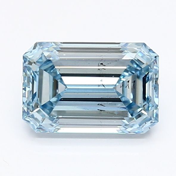 1.12 CT Fancy Intense Blue EMERALD